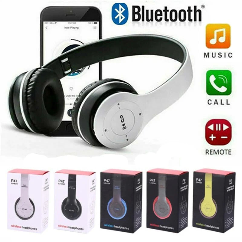 P47 Wireless Headphones - Ασύρματα Bluetooth Ακουστικά με Noise Canceling