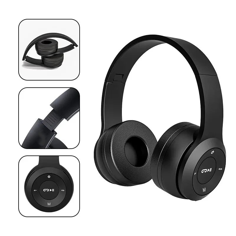 P47 Wireless Headphones - Ασύρματα Bluetooth Ακουστικά με Noise Canceling