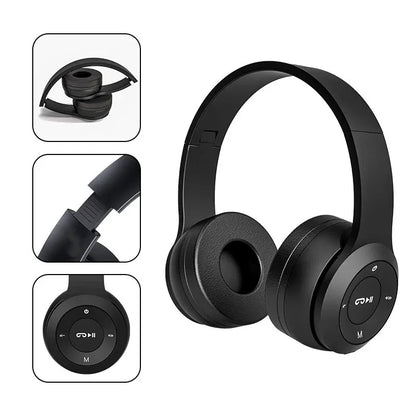 P47 Wireless Headphones - Ασύρματα Bluetooth Ακουστικά με Noise Canceling