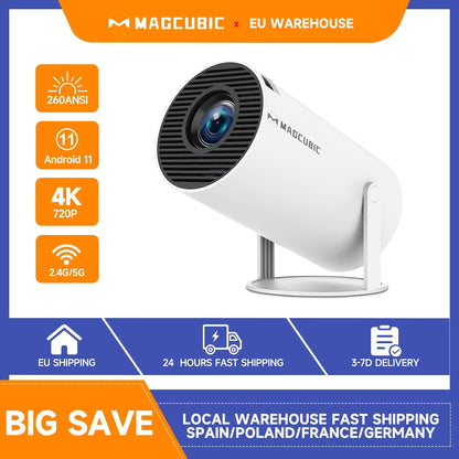 Magcubic HY300 Pro: Έξυπνος Φορητός Προβολέας Android 11 & 4K