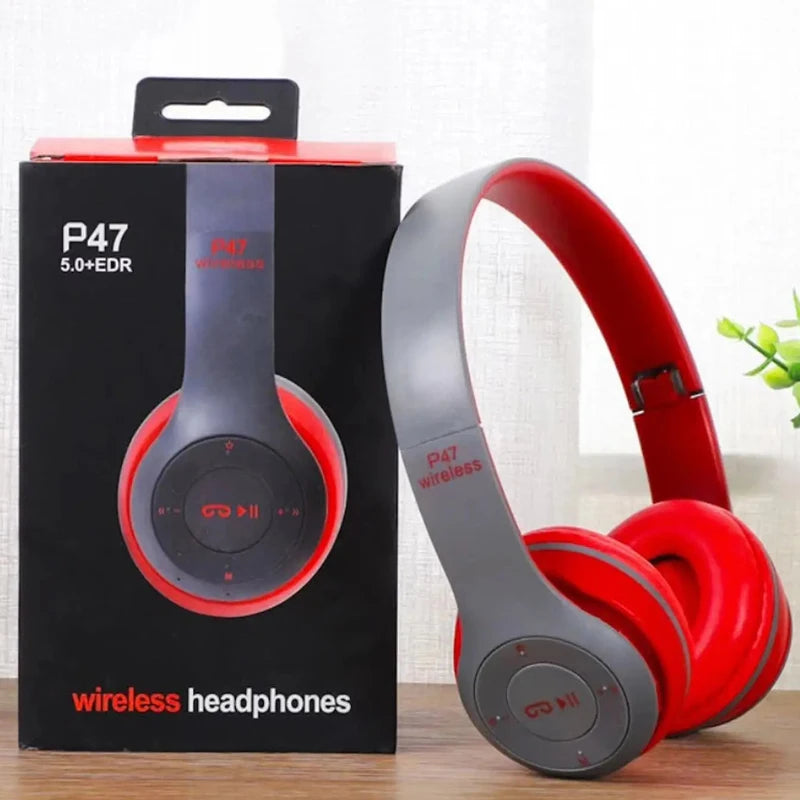 P47 Wireless Headphones - Ασύρματα Bluetooth Ακουστικά με Noise Canceling